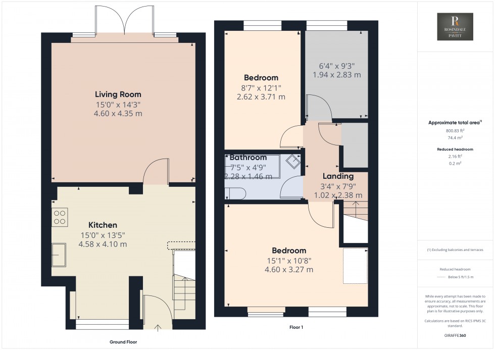 Floorplan for Carew Road, Wallington