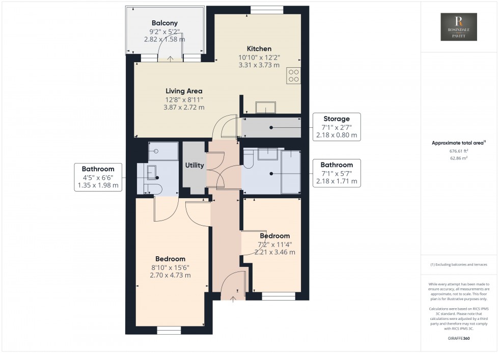 Floorplan for Hackbridge, Wallington